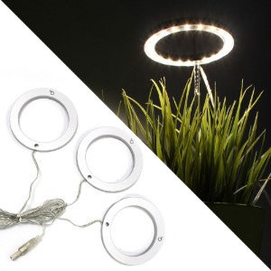 LED 식물재배 엔젤링 3등 USB타입 타이머기능(아답터 포함)